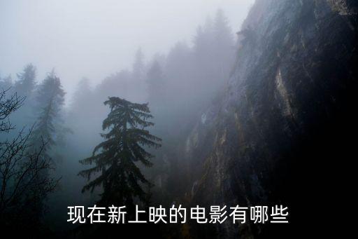 現在新上映的電影有哪些