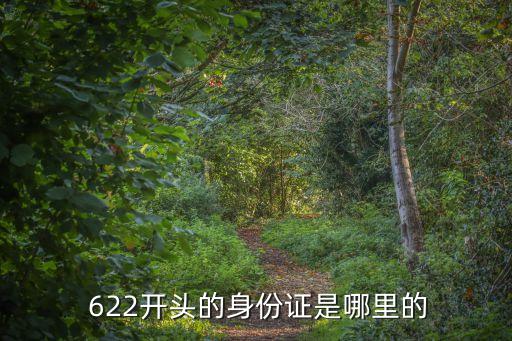  622開頭的身份證是哪里的