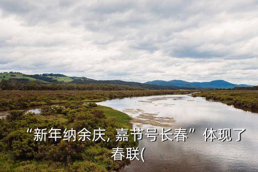 “新年納余慶, 嘉節號長春”體現了春聯(