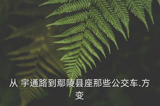 宇通路,從南三環通站路走到宇通大廈有什么幫助?