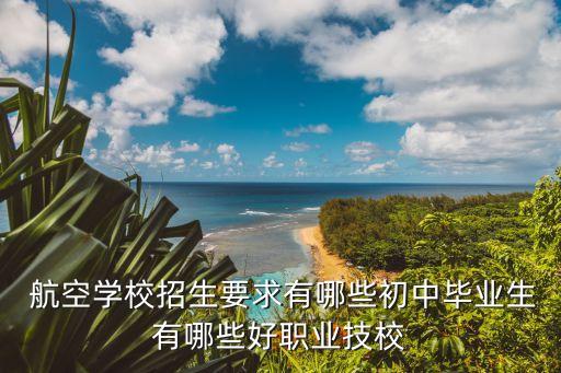 航空學校招生,空中學校招生要求有哪些?
