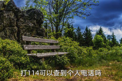 打114可以查到個人電話嗎