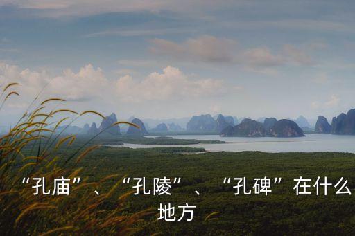 孔府在哪個城市,孔子的故鄉(xiāng)有哪些