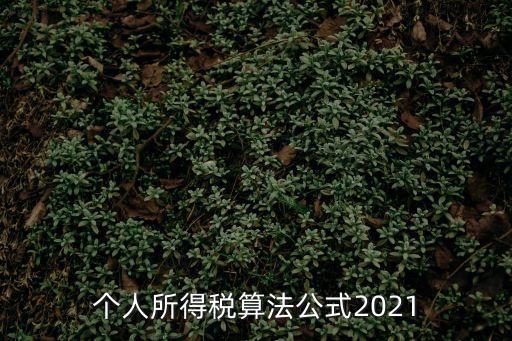 交稅計算公式,個稅計算公式是什么?