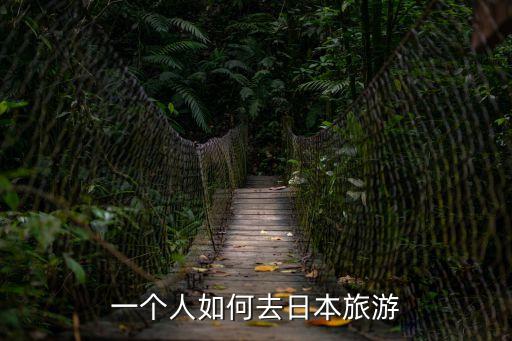 一個人如何去日本旅游