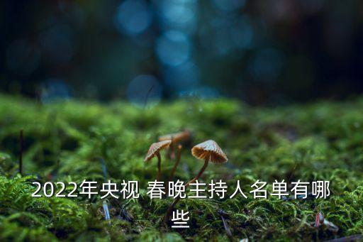 春晚主持人,春晚六主持人之一李思思當選