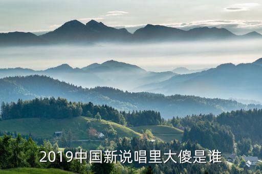 2019中國(guó)新說(shuō)唱里大傻是誰(shuí)