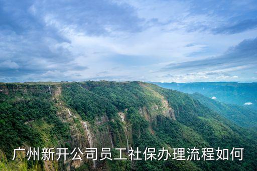 廣州新開公司員工社保辦理流程如何