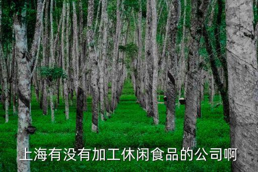 上海有沒(méi)有加工休閑食品的公司啊