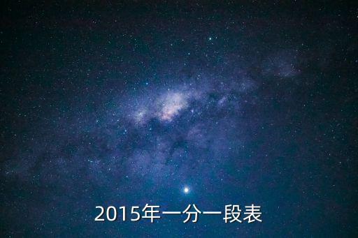 2015上海市高考一分一段數段，上海有高考成績分段統計表嗎