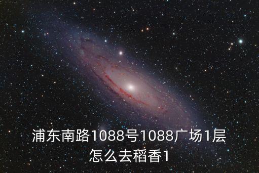 浦東南路1088號1088廣場1層怎么去稻香1