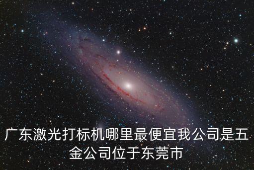 廣東激光打標機哪里最便宜我公司是五金公司位于東莞市