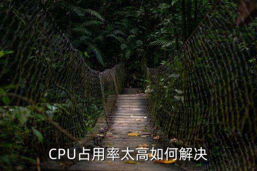 電腦cpu占用過高怎么辦，電腦CPU占用率太高怎么辦