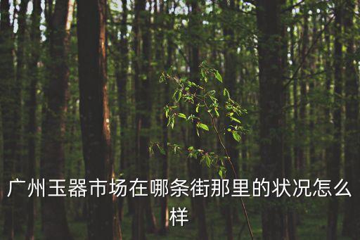 廣州玉器市場在哪條街那里的狀況怎么樣