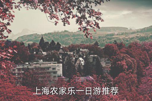上海農家樂一日游推薦