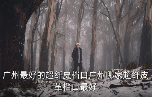 廣州最好的超纖皮檔口廣州哪家超纖皮革檔口最好