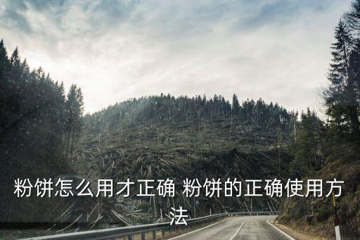 粉餅怎么用才正確 粉餅的正確使用方法
