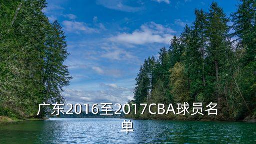 廣東男籃廣州隊(duì)隊(duì)員名單，cba廣東隊(duì)球員名單