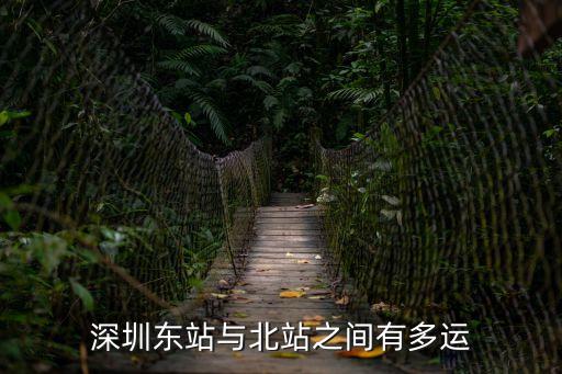 深圳東站與北站之間有多運