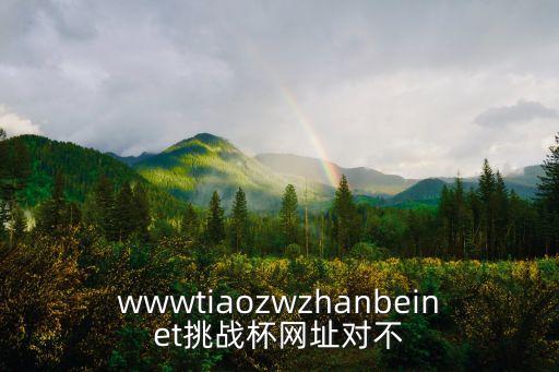 wwwtiaozwzhanbeinet挑戰(zhàn)杯網(wǎng)址對不