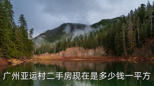 廣州亞運(yùn)村二手房現(xiàn)在是多少錢一平方