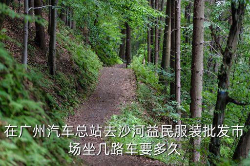 在廣州汽車總站去沙河益民服裝批發市場坐幾路車要多久