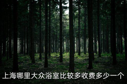 上海哪里大眾浴室比較多收費多少一個