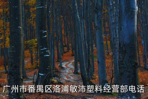 廣州市番禺區(qū)洛浦敏沛塑料經(jīng)營(yíng)部電話