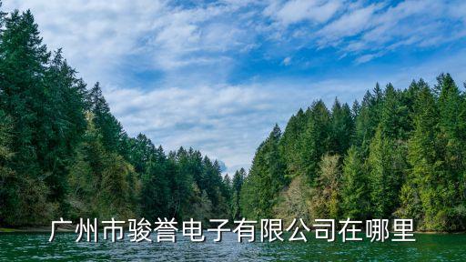 廣州市駿譽電子有限公司在哪里