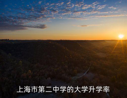 上海市第二中學的大學升學率