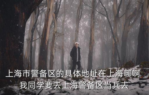 上海市警備區的具體地址在上海哪啊 我同學要去上海警備區當兵去