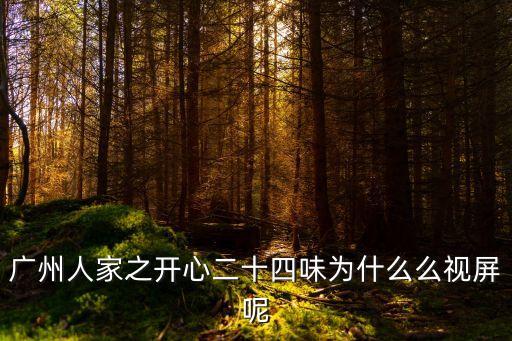 廣州三街兩巷視頻，廣州人家之開心二十四味為什么么視屏呢