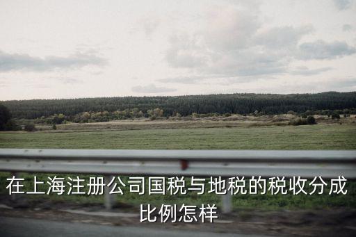 在上海注冊公司國稅與地稅的稅收分成比例怎樣
