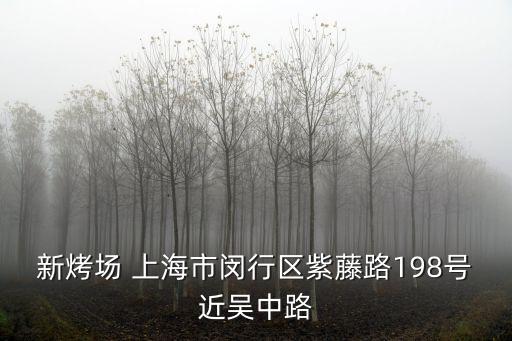 新烤場 上海市閔行區紫藤路198號近吳中路