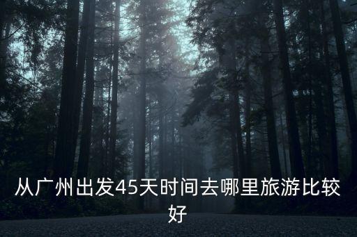 從廣州出發45天時間去哪里旅游比較好