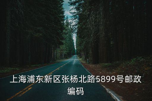 上海市張揚北路5509號，上海浦東新區張楊北路5899號郵政編碼