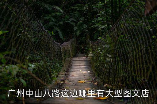 廣州中山八路這邊哪里有大型圖文店