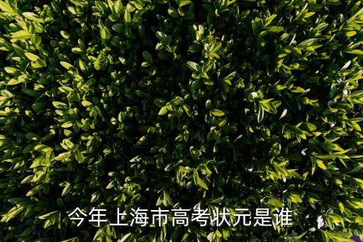2018上海市高考狀元，今年高考上海卷狀元多少分啊