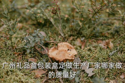 廣州禮品盒包裝盒定做生產廠家哪家做的質量好