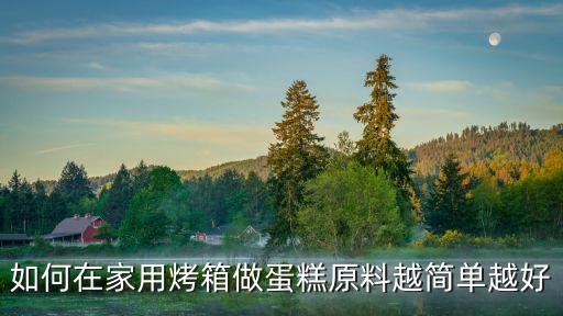 用烤箱怎么做蛋糕，如何在家用烤箱做蛋糕原料越簡單越好