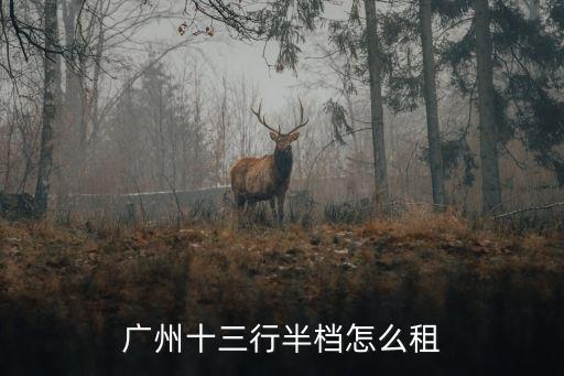 廣州市十三行門面出租，廣州十三行的店面租金多少錢月可以直接租嗎要交多少押金
