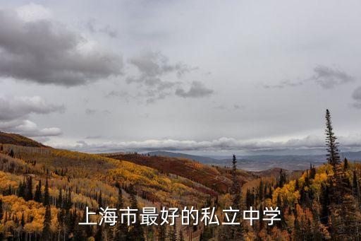 上海市最好的私立中學