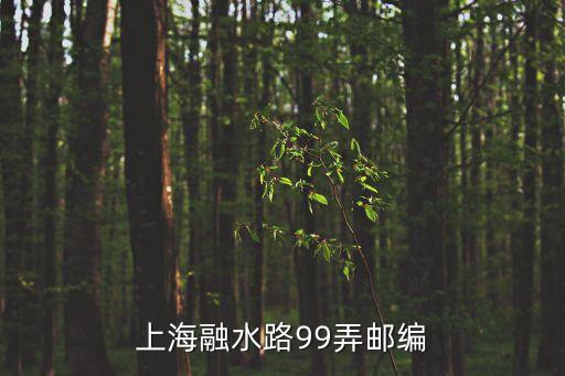 上海融水路99弄郵編