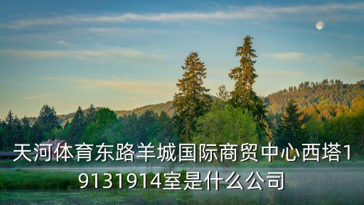 廣州泉逸商貿，廣州天譽商務大廈東風東路753號東塔2003室是那家公司的