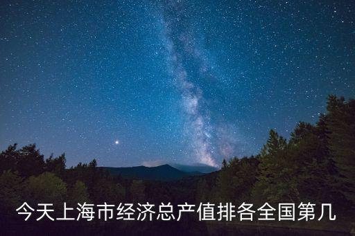 上海市經濟狀況2017，上海的經濟怎么樣