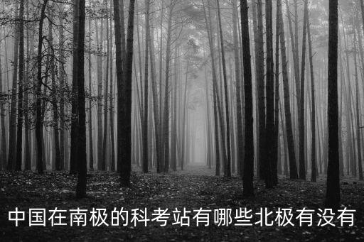 中園在廣州的南極科考站有幾個，中國在南極有幾個考察站