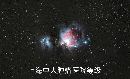 上海中大腫瘤醫(yī)院等級