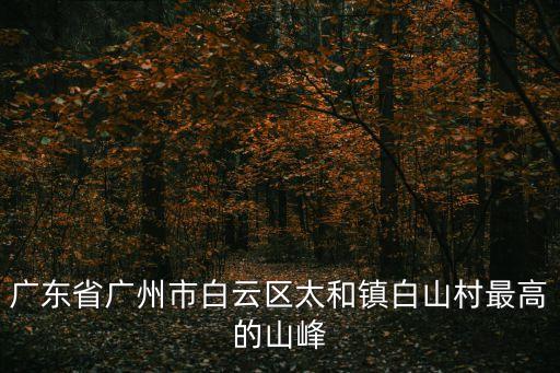 廣州白云區(qū) 白山村，廣州白云區(qū)同和白山村我在這里半個月了還沒有工作做怎么辦