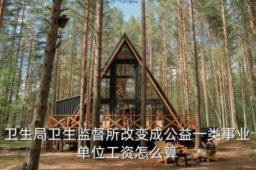 衛生局衛生監督所改變成公益一類事業單位工資怎么算