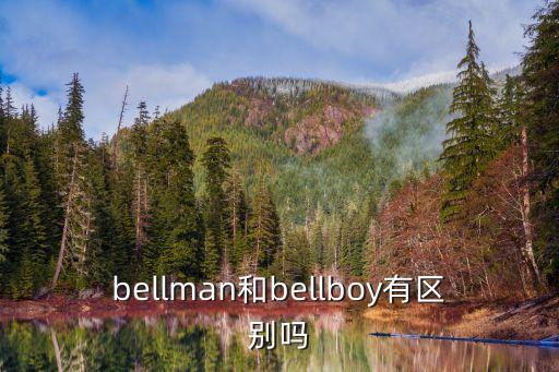 bellman和bellboy有區(qū)別嗎
